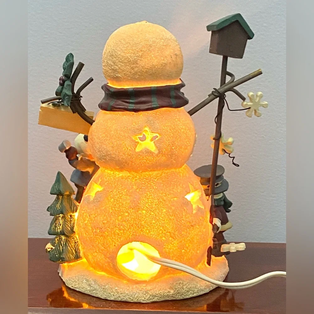 CMI Henton Christmas Snowman And Friends Welcome Light Up Display